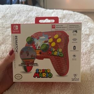 Super Mario Wireless Controller for Nintendo Switch - Red